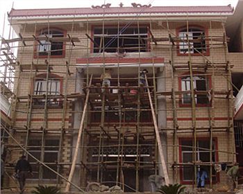 四川舊房改造員工施工展示